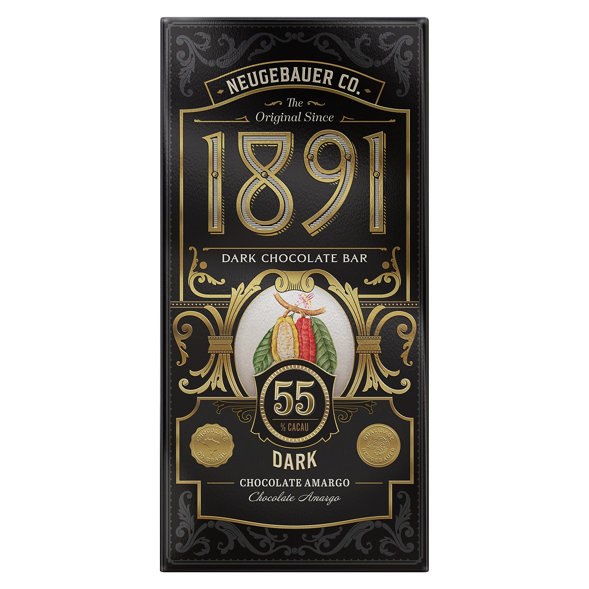 Choc Neugebauer 1891 90g 55 Cacau