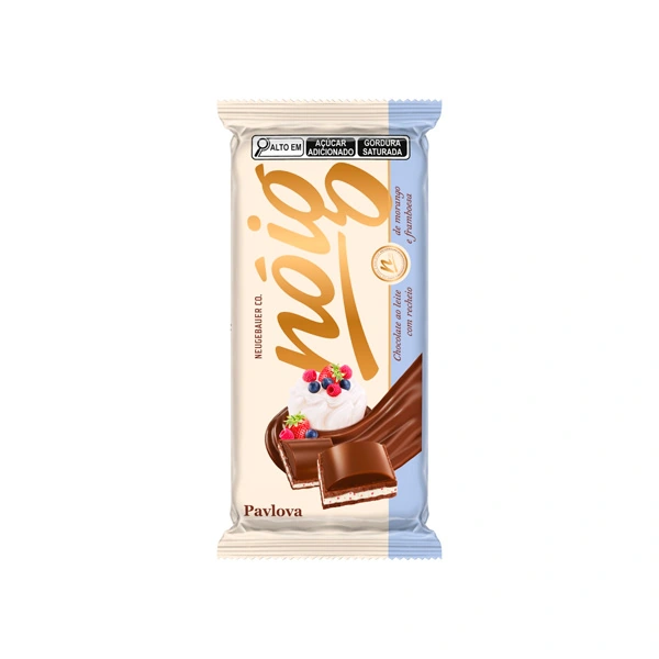 Chocolate Ao Leite Recheio Pavlova Nóig Pacote 70g