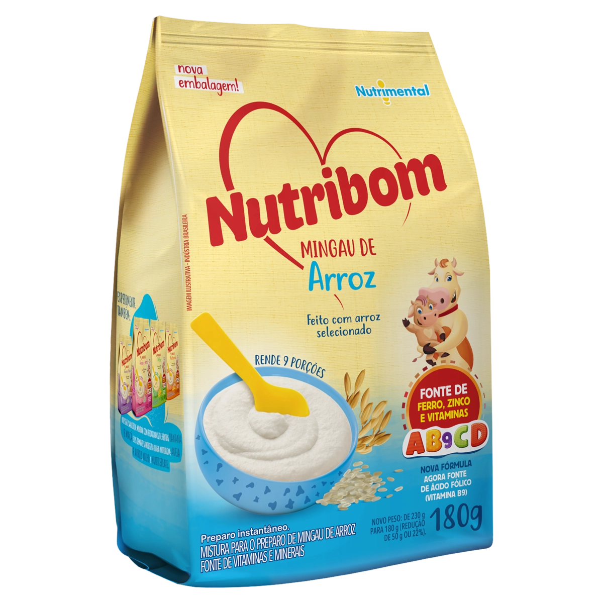 Mingau Nutribom Arroz Sache 24x | Mingau Nutribom Arroz Sache 24x230g