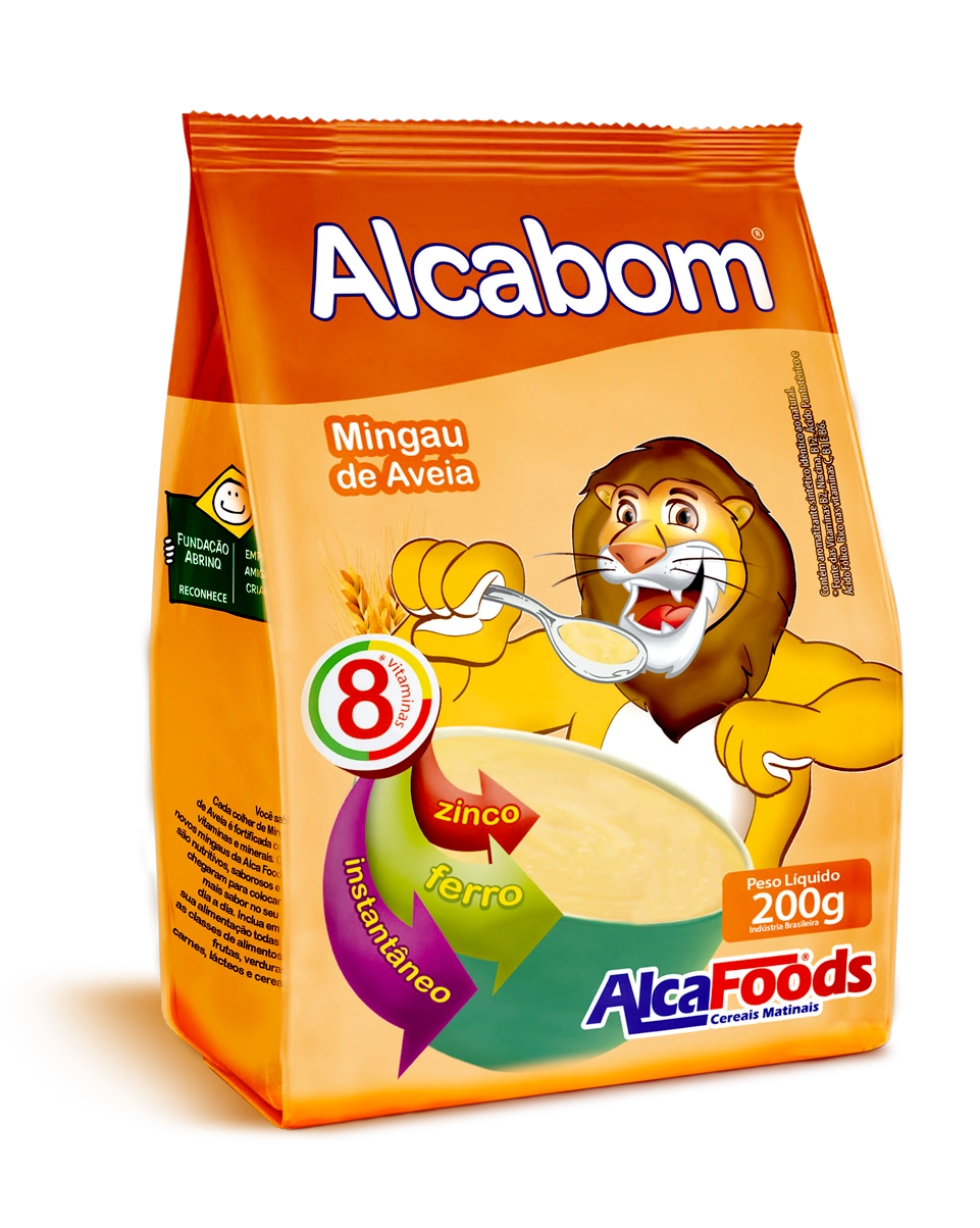 Mingau Aveia Alcabom Pacote 200g