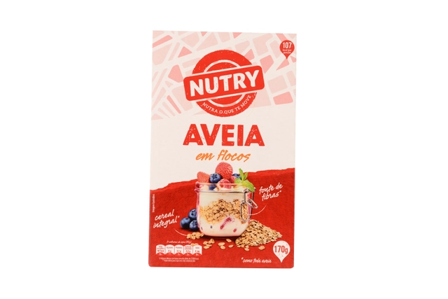Aveia Em Flocos Nutry Caixa 170g