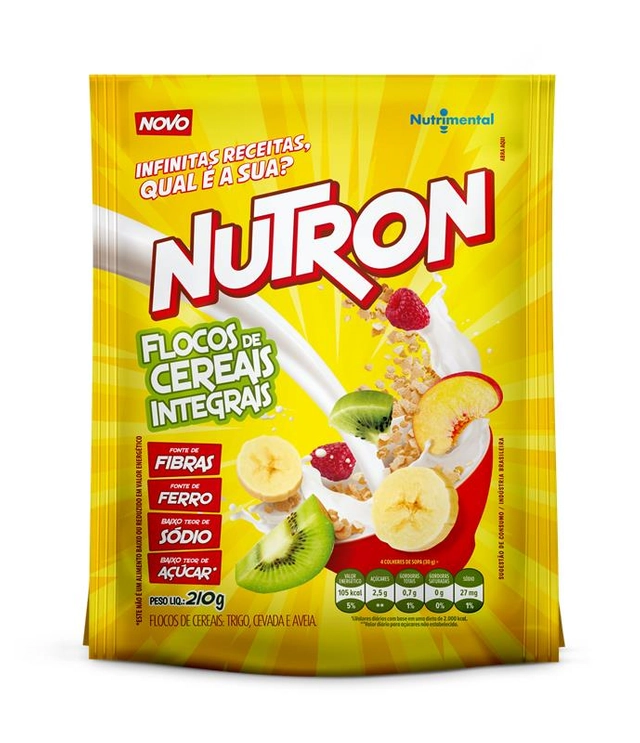 Flocos De Cereais Integrais Nutron 210g