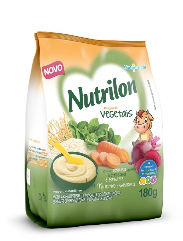 Mingau Vegetais Nutrilon Pacote 180g