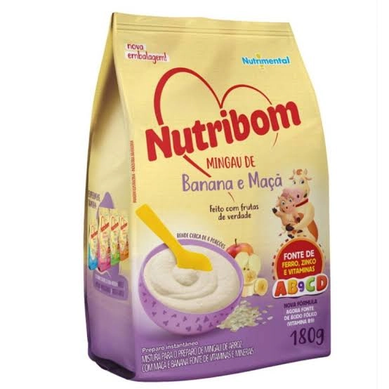 Mingau Nutribom Banana/maca Pct 180g