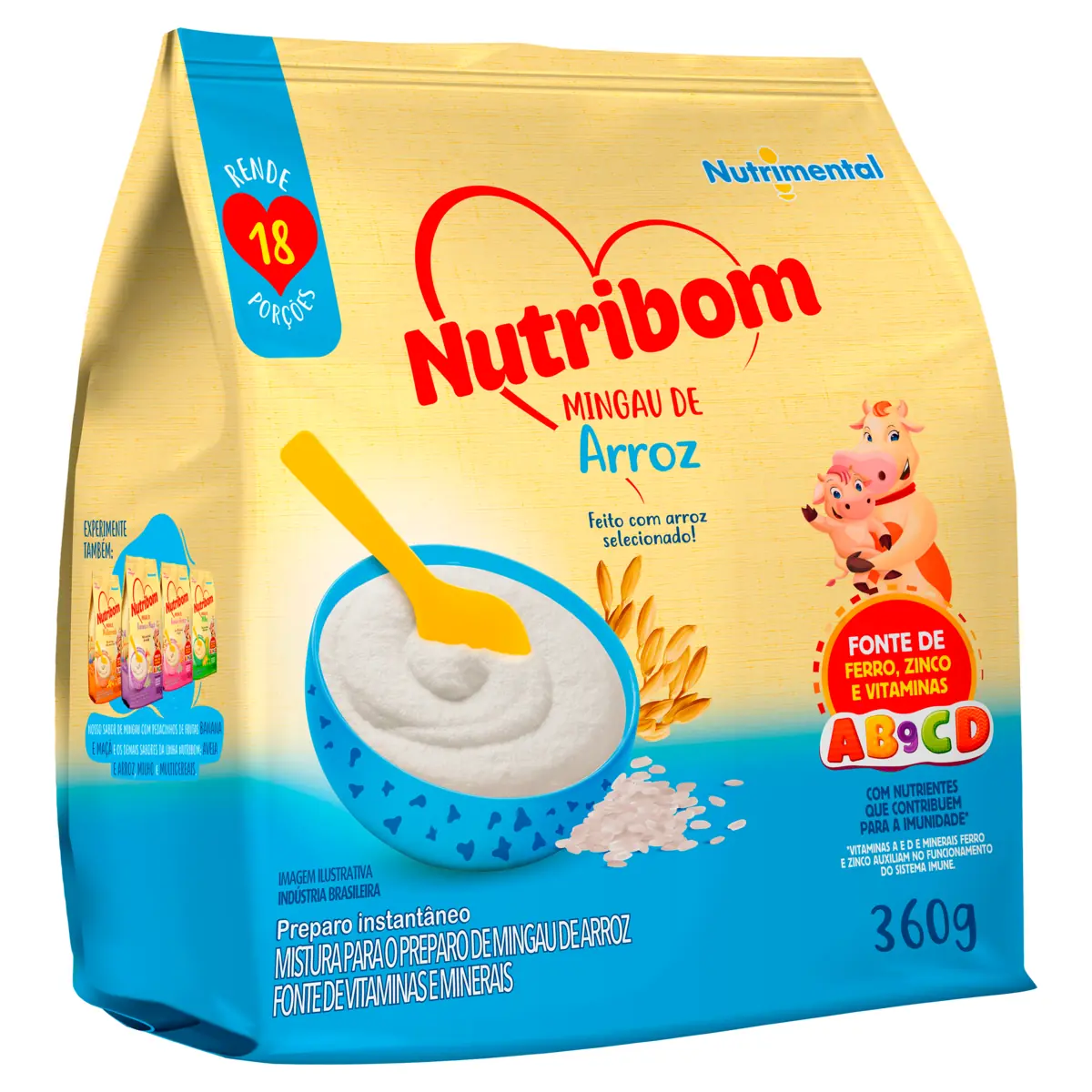 Mingau Nutribom 360g Sache Arroz