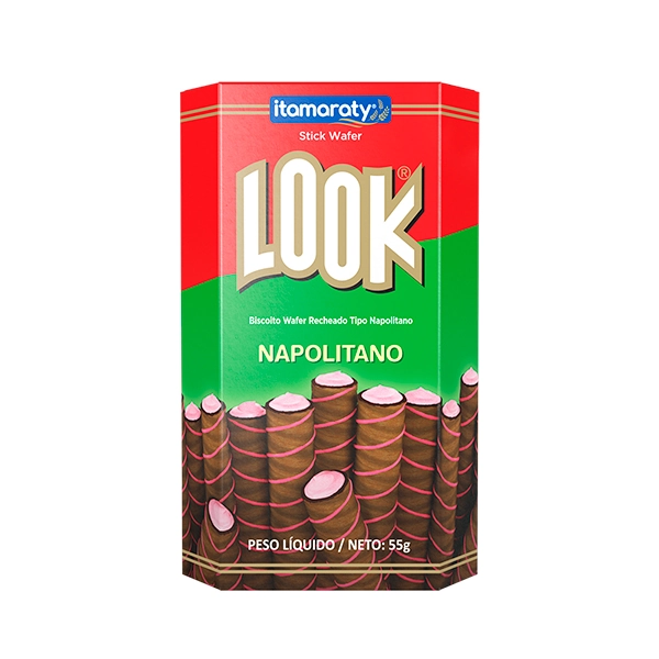 Canudo Biju Look Rech Napolitano 55g