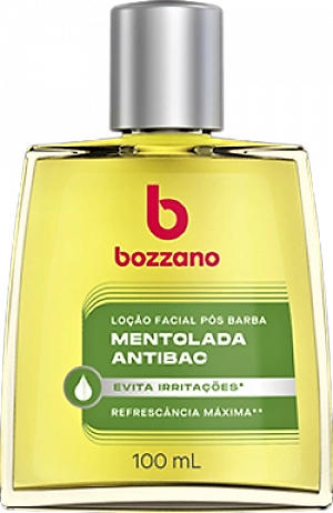 Loção Pós Barba Facial Mentolada Bozzano Vidro 100ml