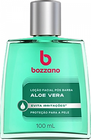 Loção Pós Barba Facial Aloe Vera Bozzano Frasco 100ml