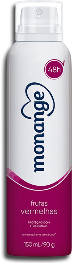 Desod Aero Monange Frutas Vermelhas 90g