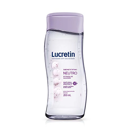 Sabonete Líquido íntimo Neutro Lucretin Frasco 200ml