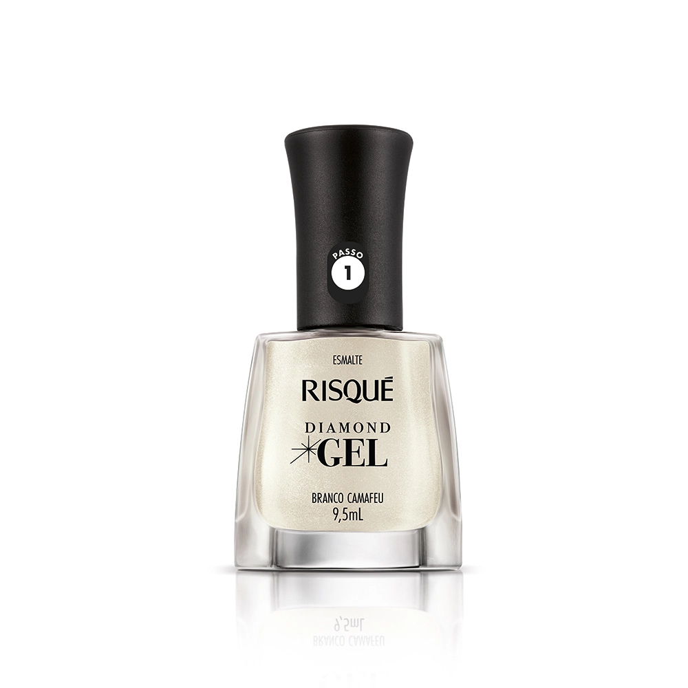Esmalte Coty Risque Diamond Gel Branco Camafeu 9,5ml