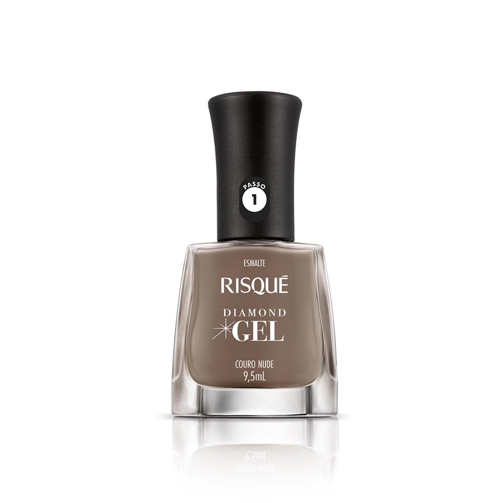 Esmalte Coty Risque Diamond Gel Couro Nude 9,5ml