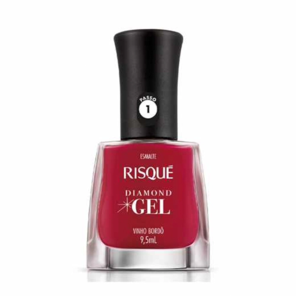 Esm Risque Diamond Gel Cr Vinho Bordo