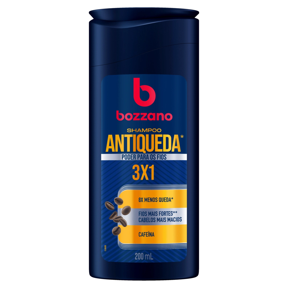 Shampoo Antiqueda Cafeína Bozzano Frasco 200ml