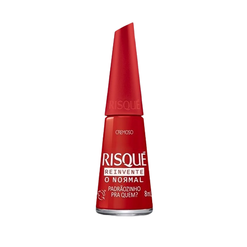 Esmalte Cremoso Padrãozinho Pra Quem? Risqué Reinvente O Normal Blister 8ml