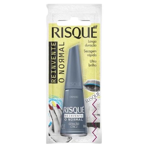 Esmalte Cremoso Geração Ctrl Z Risqué Reinvente O Normal Blister 8ml