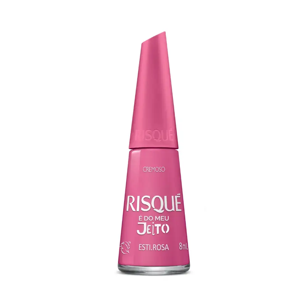 Esmalte Cremoso Esti.rosa Risqué é Do Meu Jeito Frasco 8ml