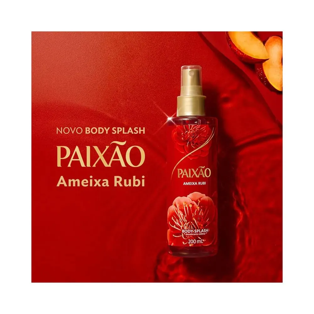 Body Splash Paixao Ameixa Rubi 200ml