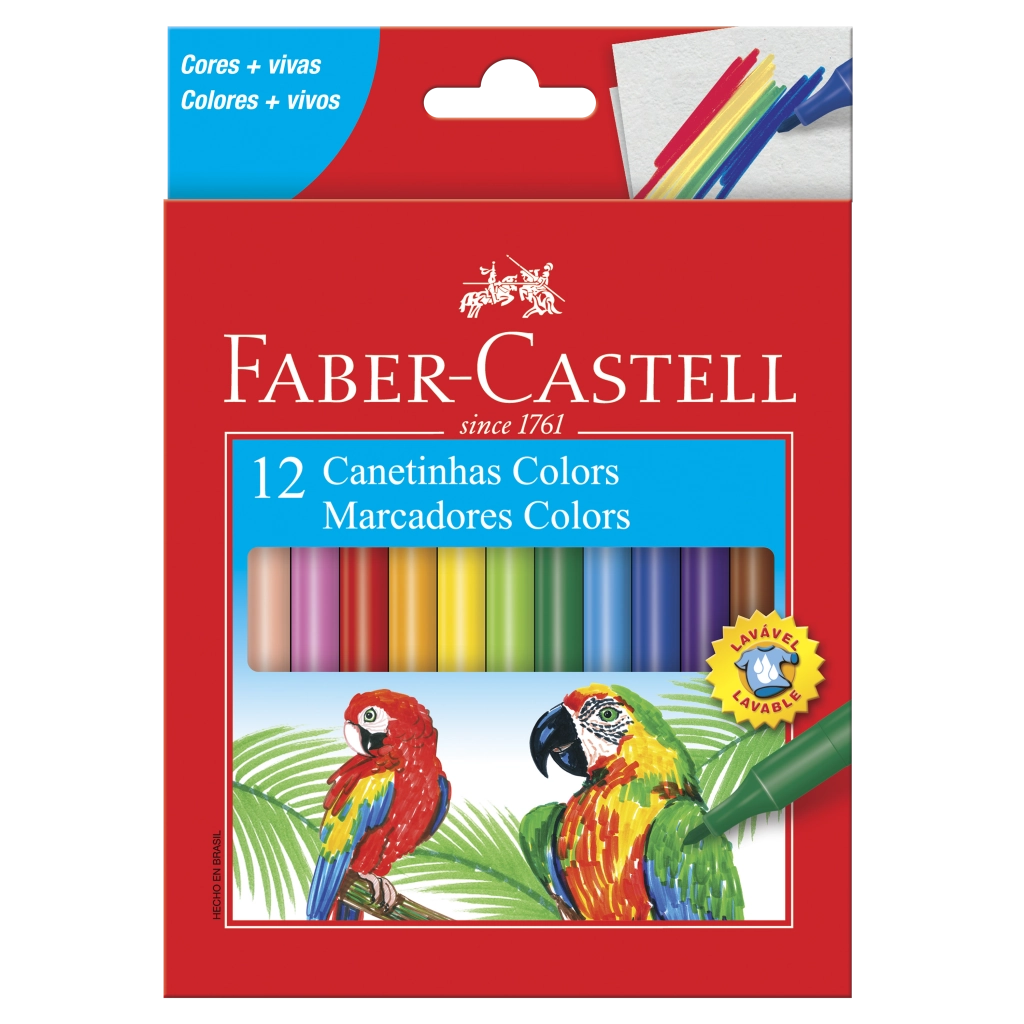 Caneta Hidrografica 12cores 15.0112czf Faber