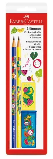 Lapis Preto Red Capon E Borr Botanica 370523 Faber Castell Bt 4 Un