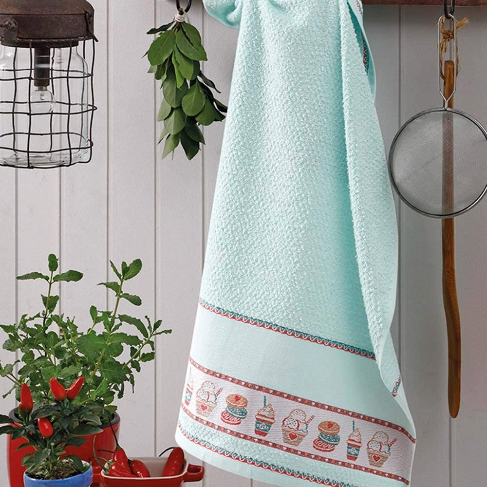 Pano Copa Bordar Jacquard Picnic Doces