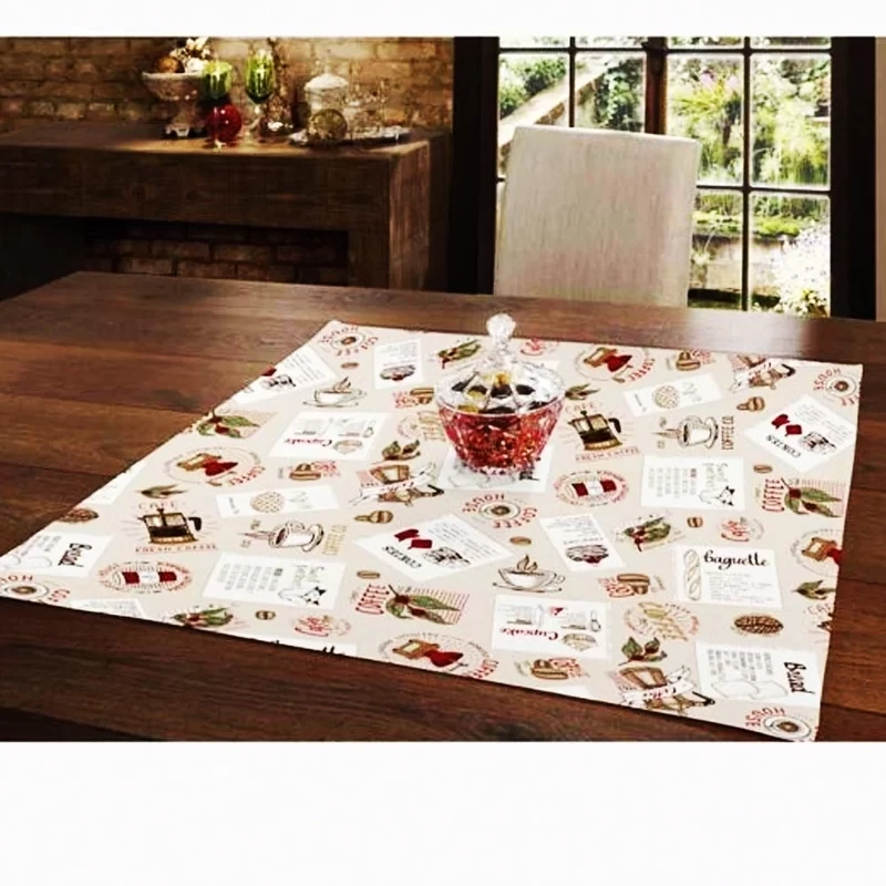 Toalha Mesa Dohler Clean Dohler Athenas Evelyn 78x78cm
