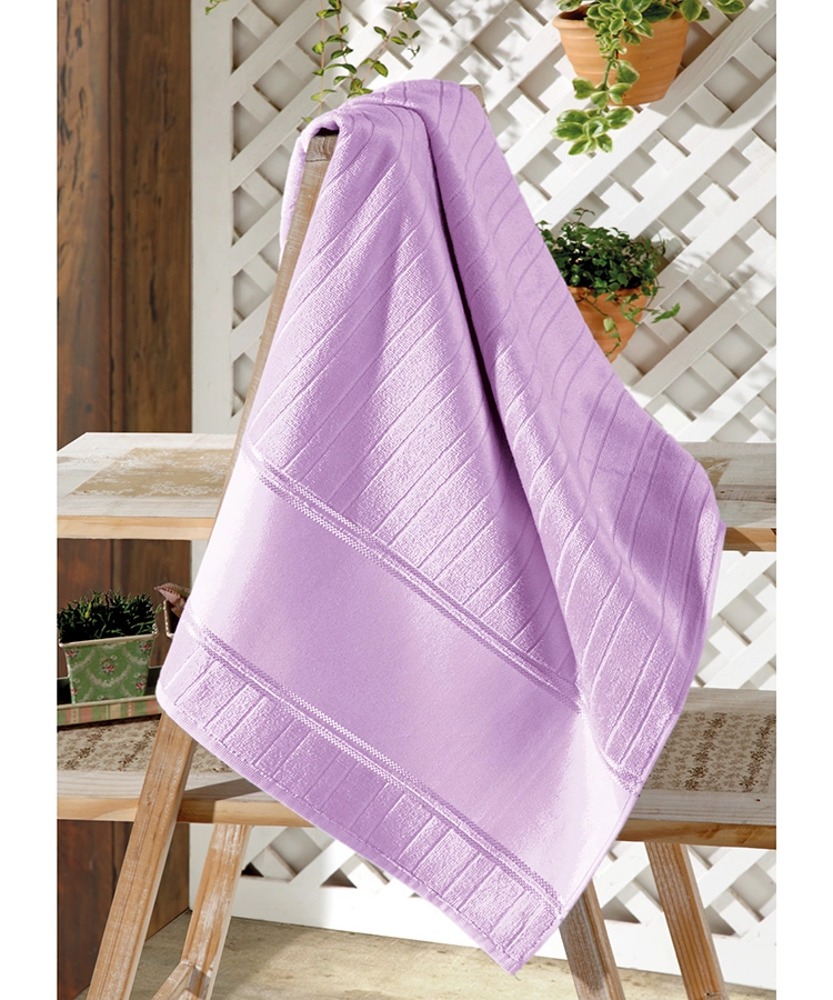 Toalha Banho Dohler Velour Artesanalle Lilas 70x140cm