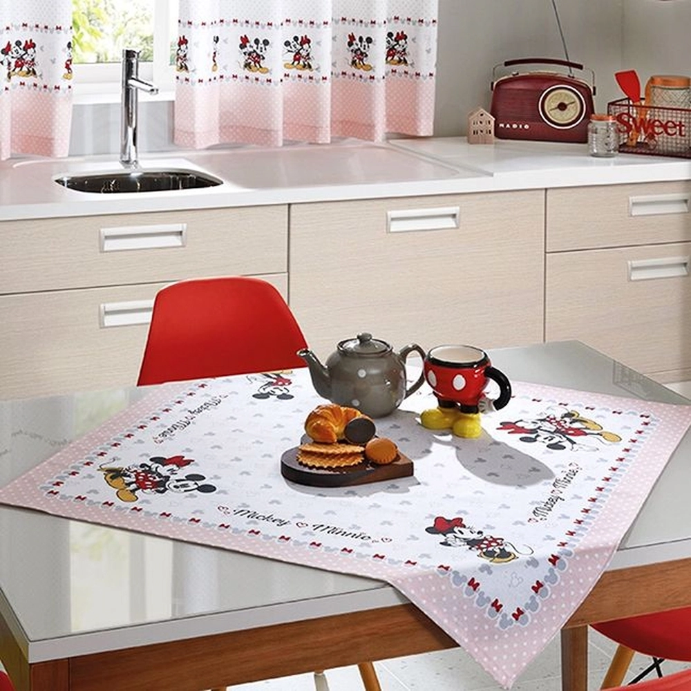 Toalha Mesa Dohler Athenas Mickey E Minnie 78x78cm