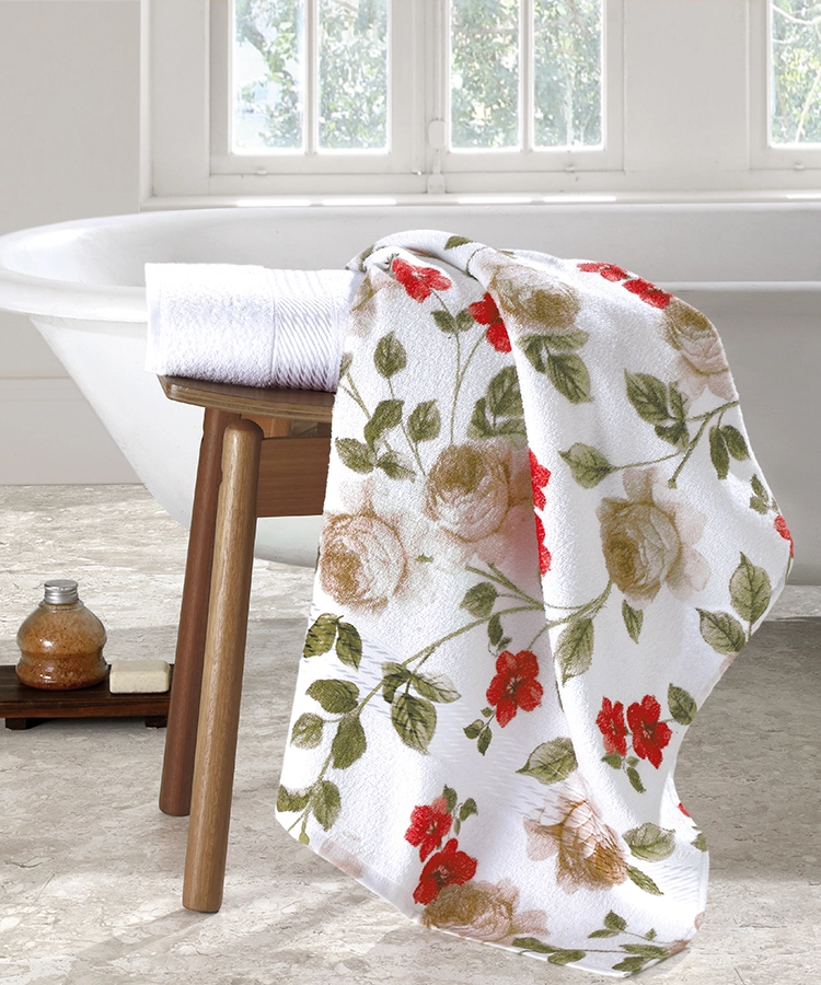 Toalha Banho Dohler Prisma Fiore 70x140cm