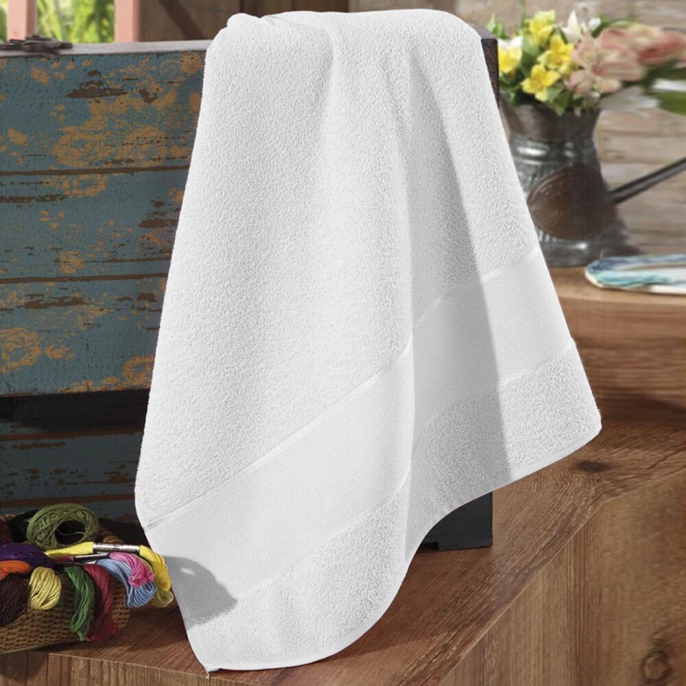 Toalha Banho Dohler P/bordar Firenze Branco 70x140cm