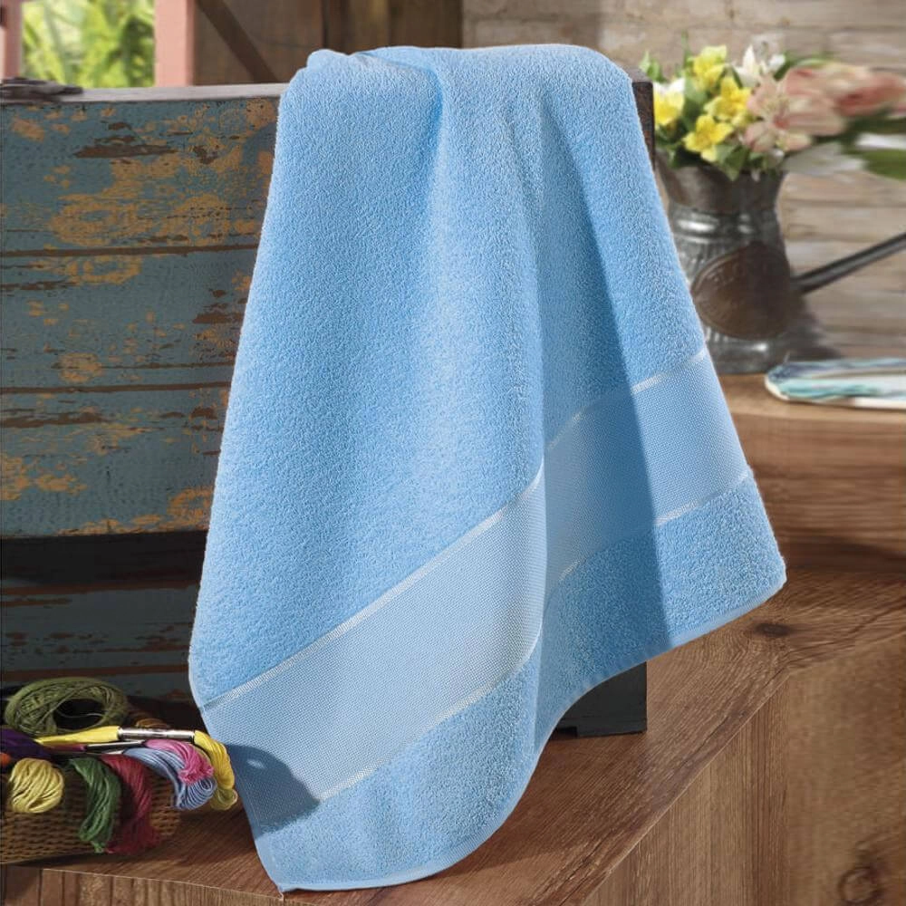 Toalha Banho Dohler P/bordar Firenze Azul 70x140cm
