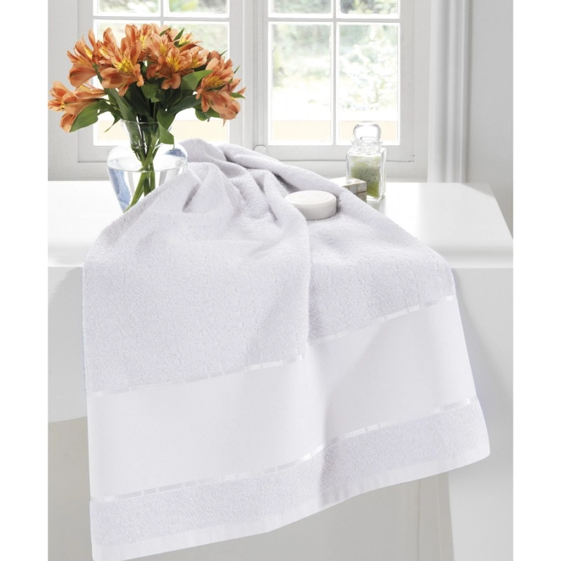 Toalha Banho Dohler Multi Arte Branco 70x140cm