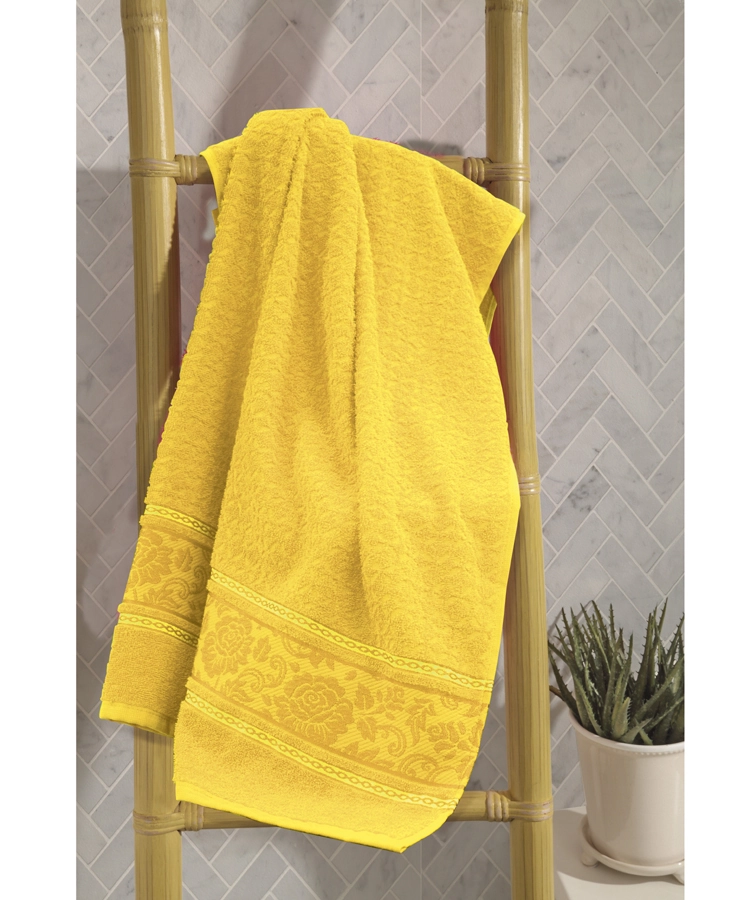Toalha Banho Dohler Jacquard Premium 5968 Amarelo 70x140cm