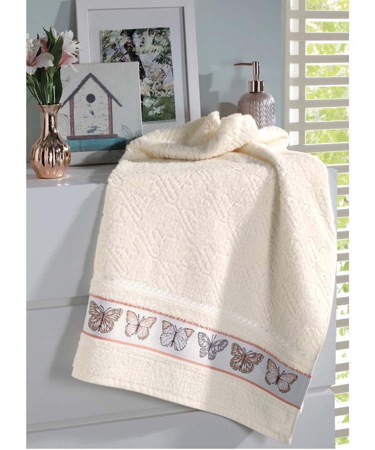 Toalha Banho Dohler Jacquard Premium 6381 Marfim 70x140cm