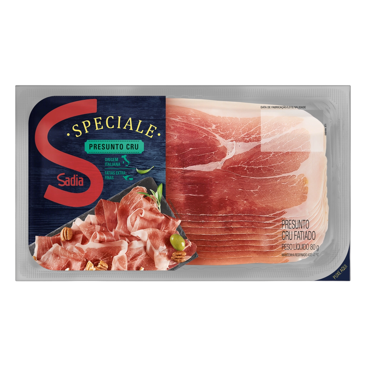 Presunto Cru Fatiado Sadia Speciale 80g