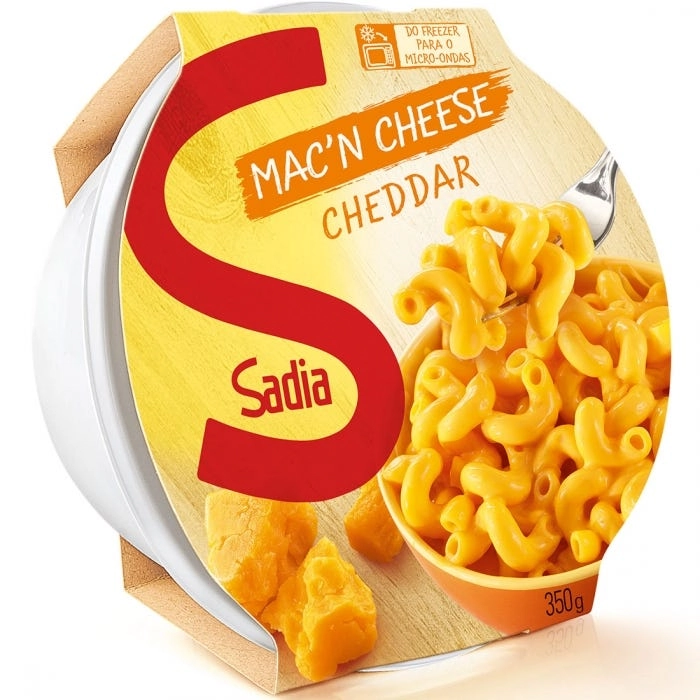 Macn Cheese Com Molho Cheddar Sadia Hot Bowls Pote 350g
