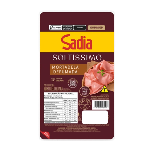 Mortadela Defumada Sadia 200g