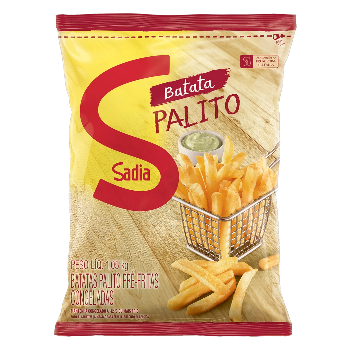Batata Pré Frita Palito Congelada Sadia Pacote 1,05kg