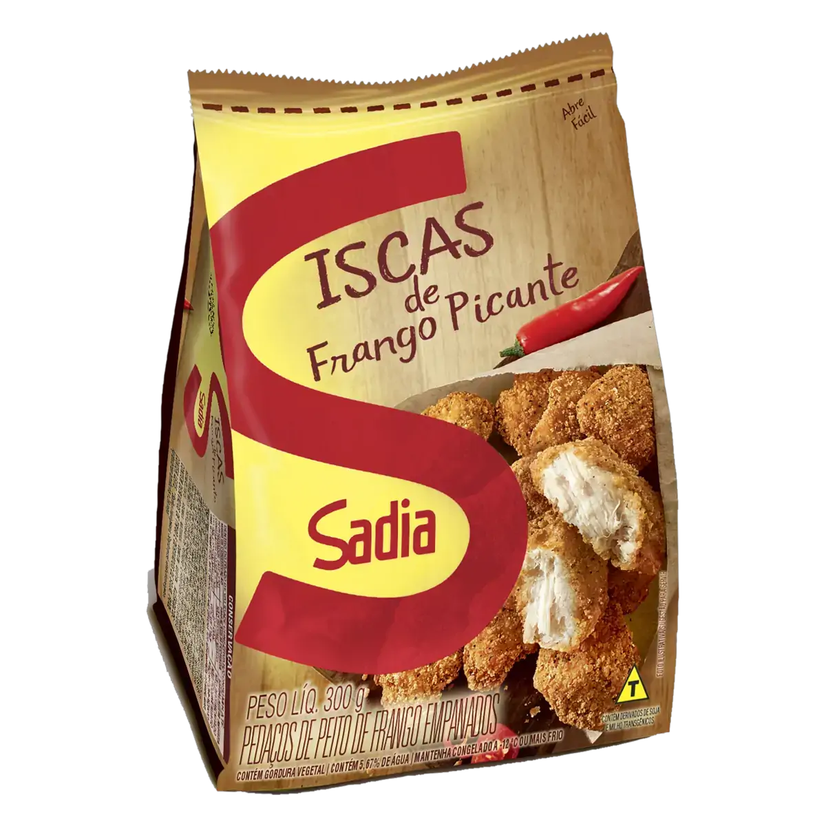 Iscas Frango Empanadas Sadia 300g Picante