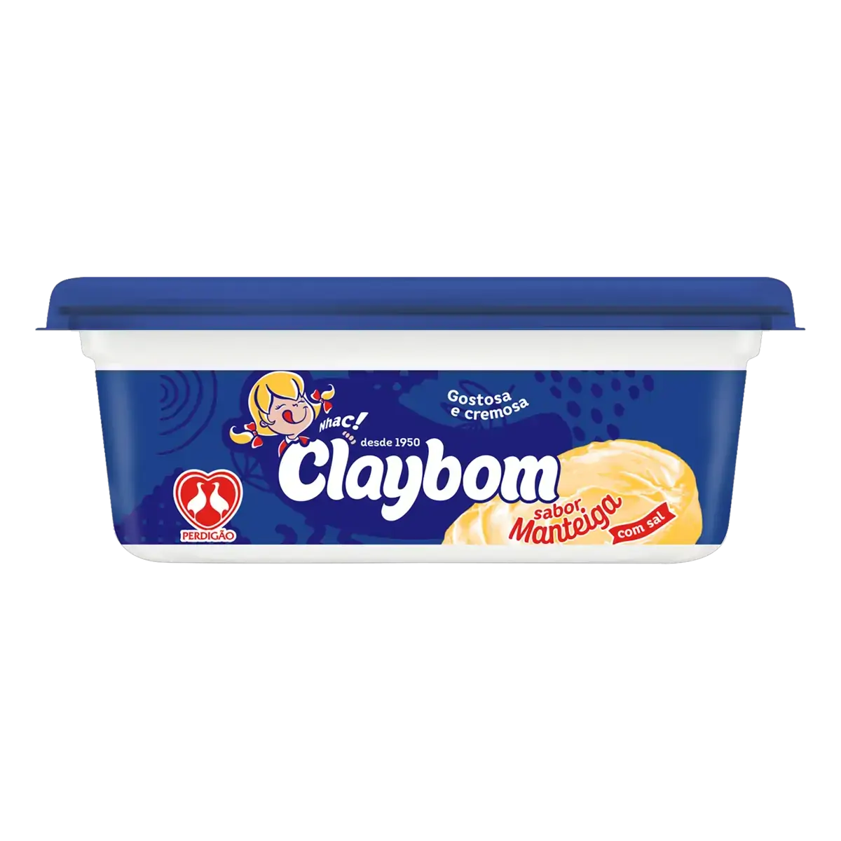 Margarina Manteiga Com Sal E Creme De Leite Claybom Pote 250g