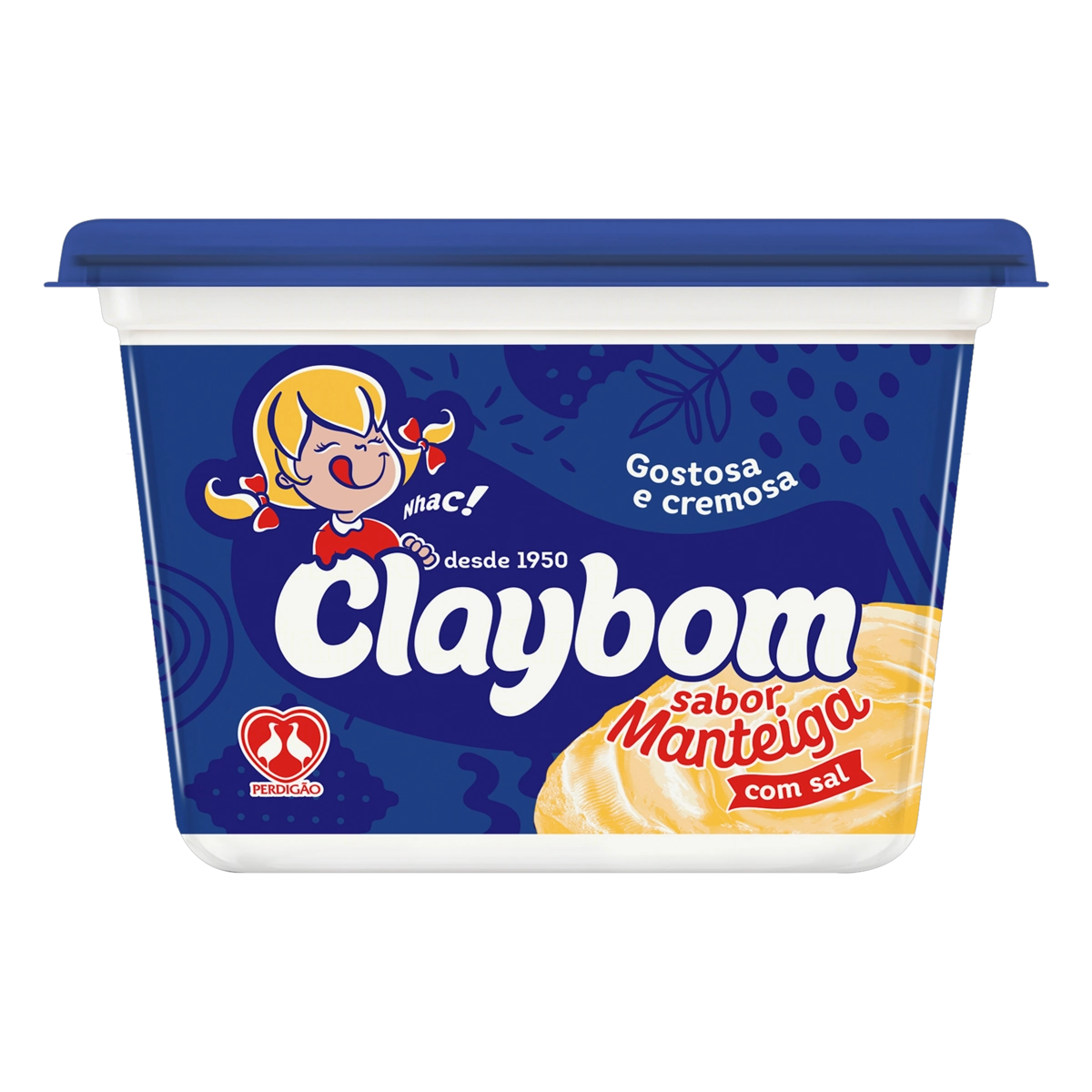 Margarina Manteiga Com Sal E Creme De Leite Claybom Pote 500g