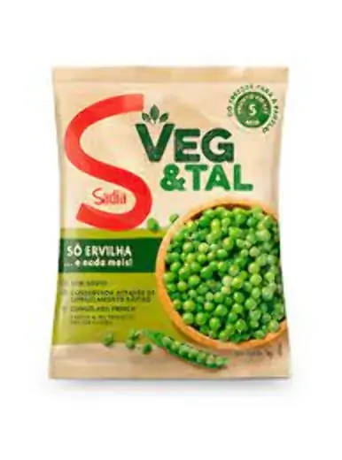 Ervilha Congelada Fresca Sadia Veg Tal Pacote 1,05kg