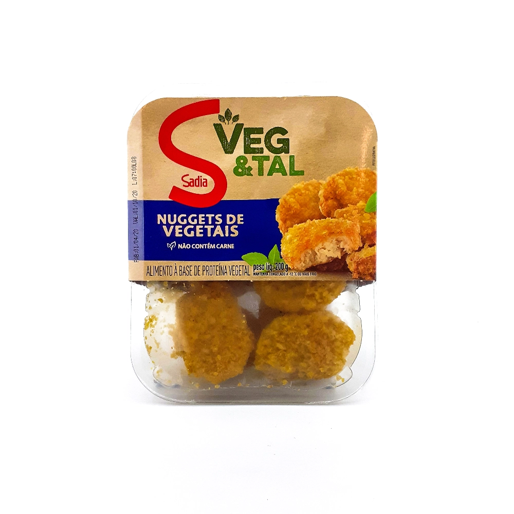Nuggets Vegetal Sadia Veg Tal Bandeja 200g