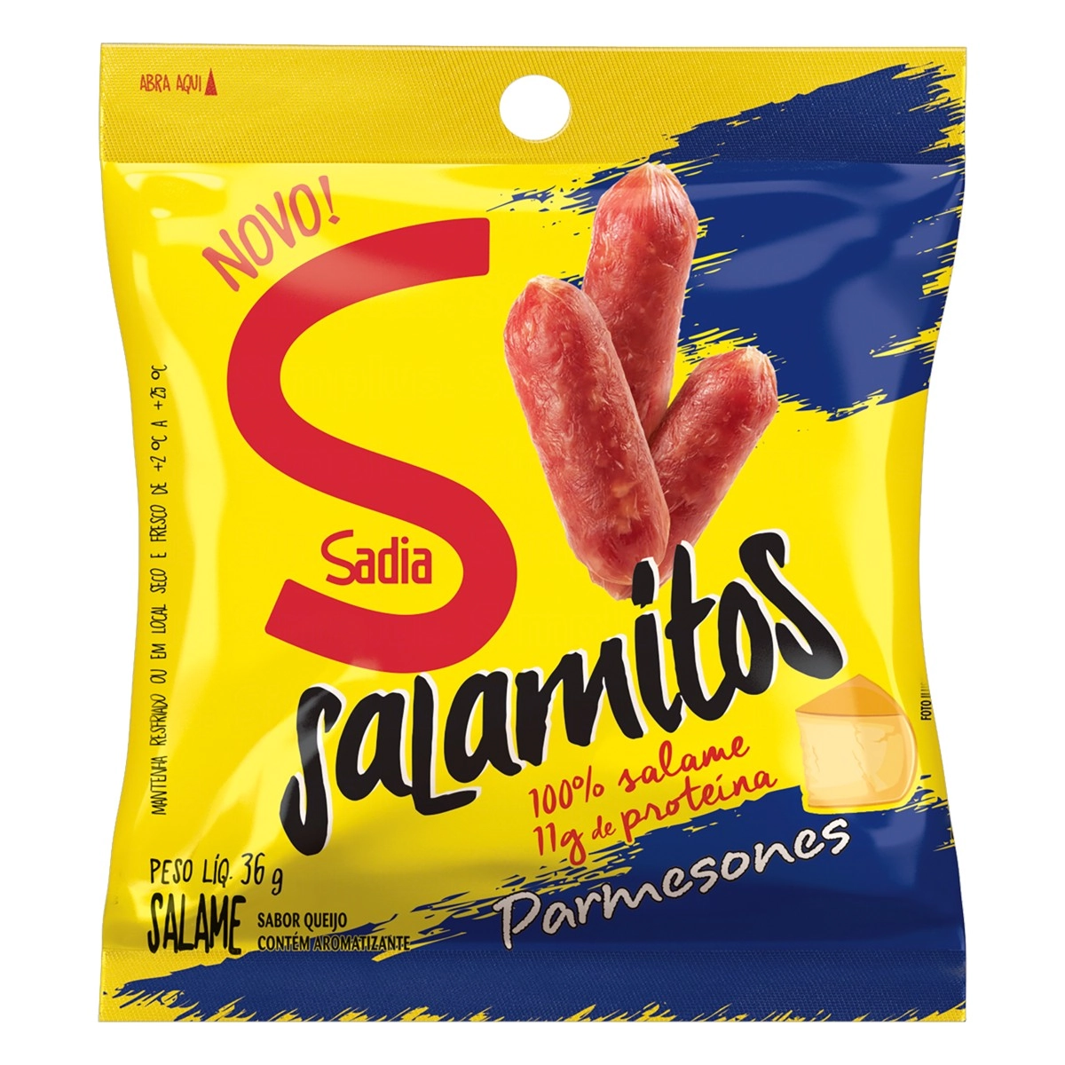 Salame Parmesones Sadia Salamitos 36g