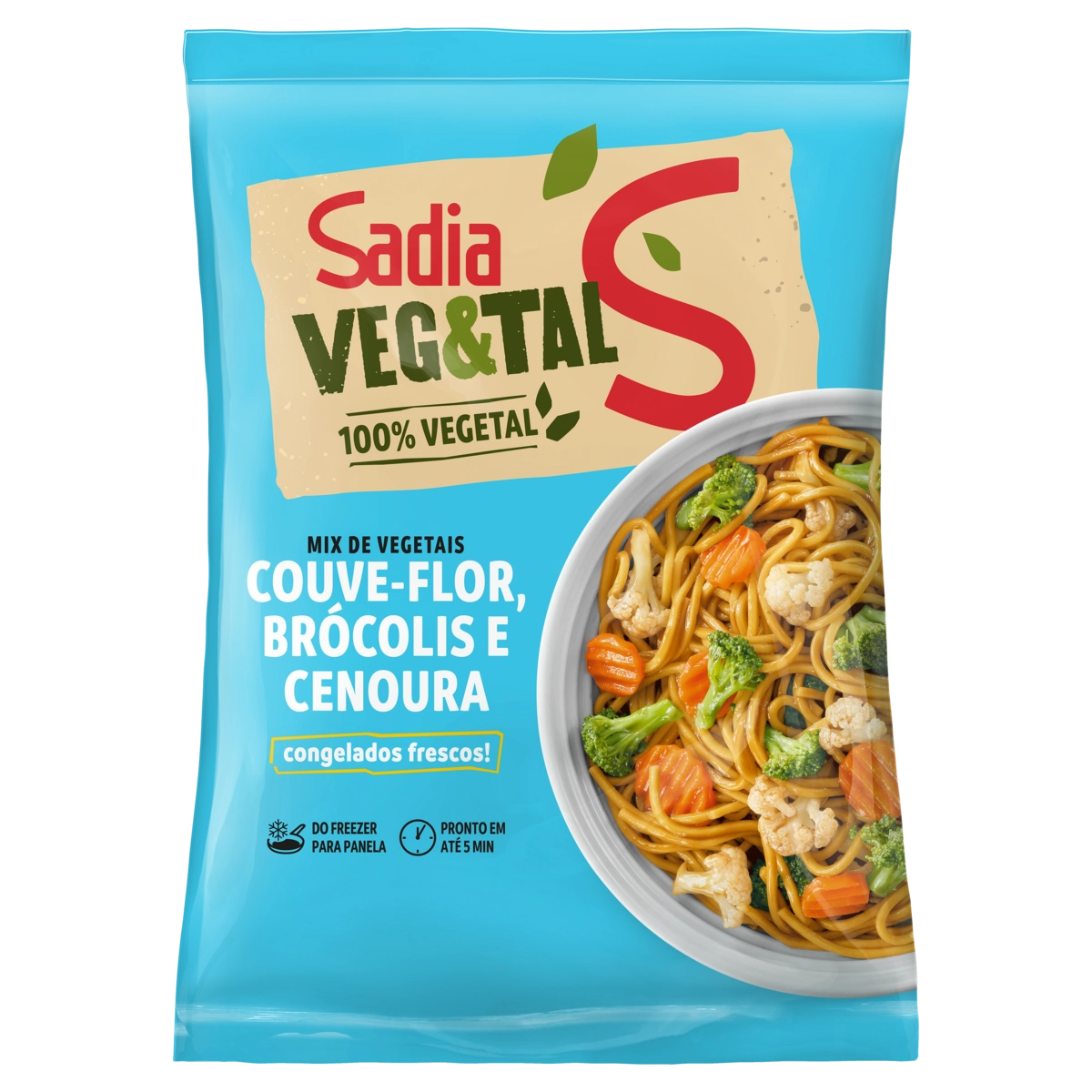 Mix De Vegetais Congelados Fresco Sadia Veg Tal Pacote 1,05kg