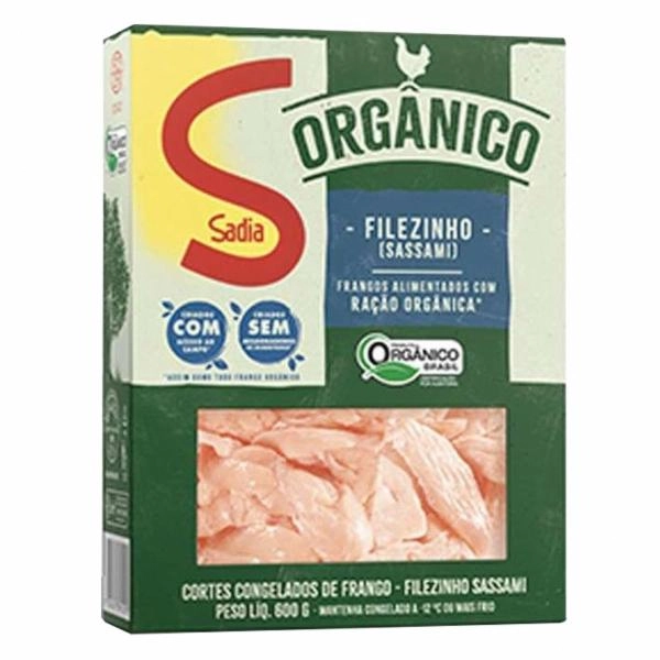 Filé De Peito De Frango Congelado Orgânico Sadia 600g