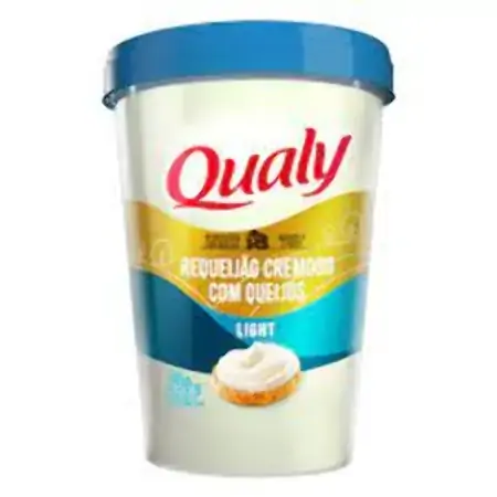 Requeijão Cremoso Com Queijo Light Qualy Copo 200g