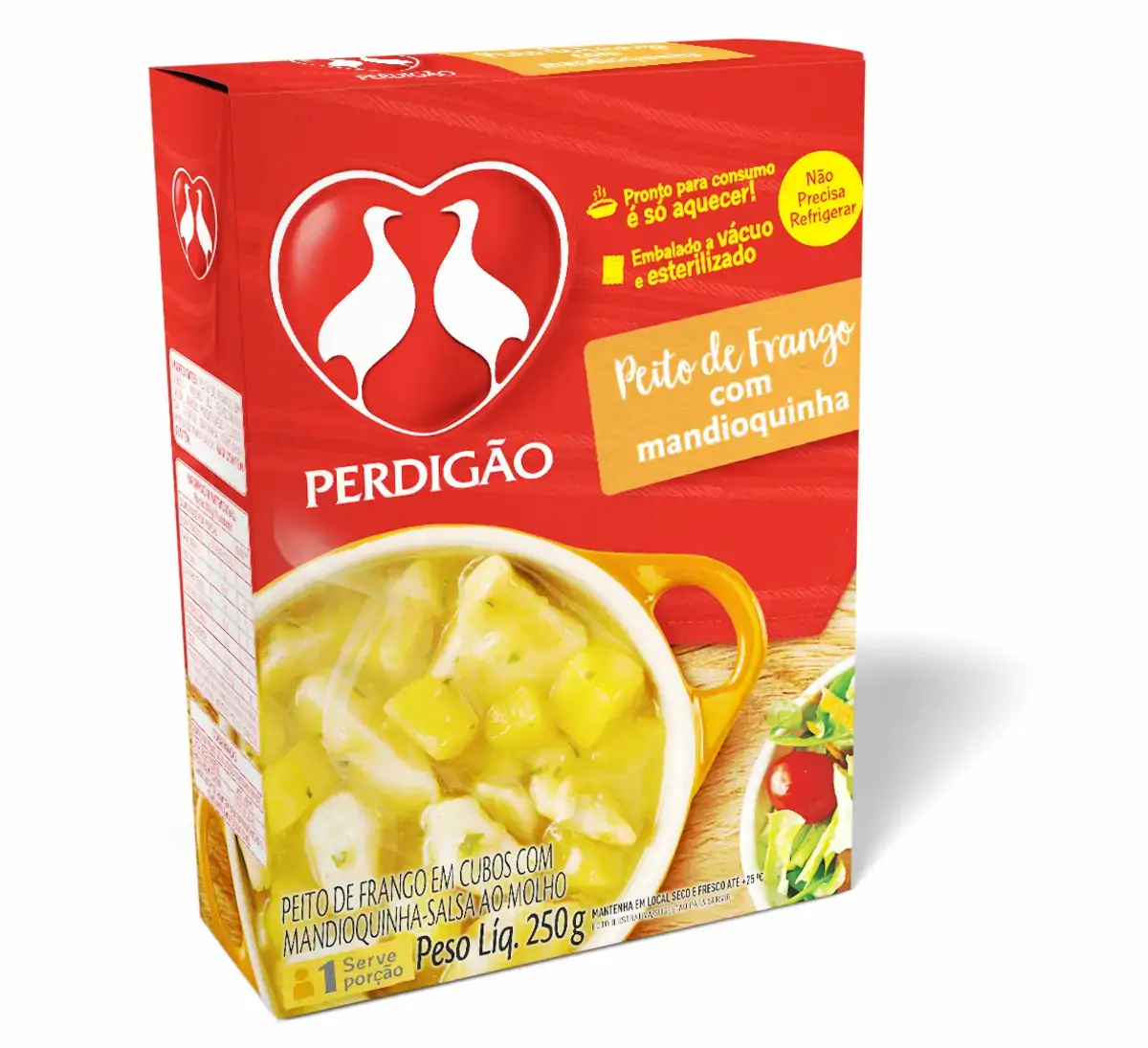 Peito De Frango Com Mandioquinha Perdigão Caixa 250g
