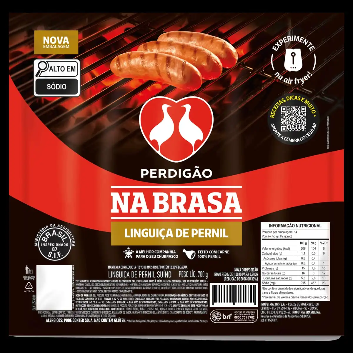 Ling Pernil Cong Na Brasa 700g