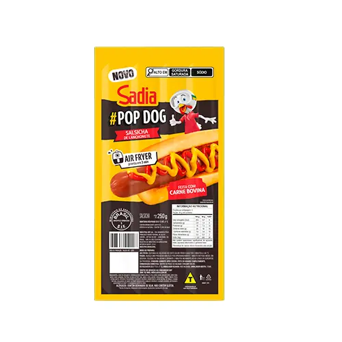 Salsicha Bov.pop Dog Sadia 250gr